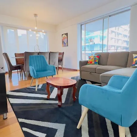 Departamento De Lujo 3 Dormitorios, 5 Camas, 1 Sofa Cama, 11 Personas, Con Terraza Abierta, Wiffi Y Parking Free